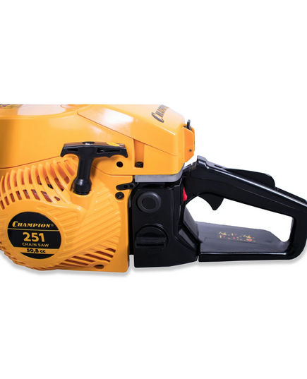 Бензопила CHAMPION 251-18 Акция (Цепь Ch 325"-1.5мм-72зв. + Свеча IGP L7T + Смазка для пильной цепи Ch 1л + Присадка к топливу Ch 0.1л), 2.3кВт, 18", изображение 5