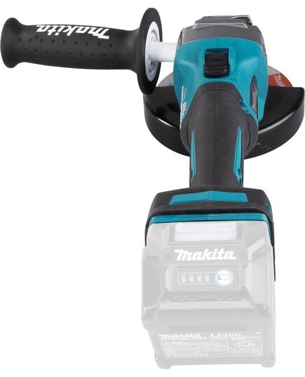 Аккумуляторная угловая шлифовальная машина MAKITA GA005GZ, XGT BL 40В, 125 мм, 8500 об/мин, слайдер (без АКБ и ЗУ), изображение 3