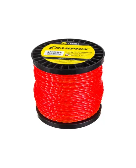 Корд триммерный CHAMPION Twisted Square 3.0 мм х 60 м (витой квадрат) + нож (C7011), изображение 2