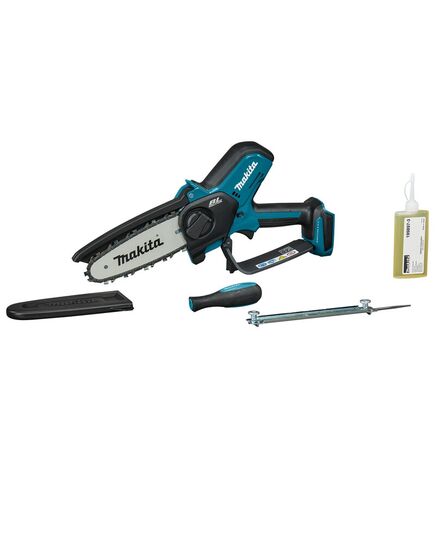 Аккумуляторная пила цепная MAKITA DUC150Z, LXT BL 18В, 320Вт, 6"/15см, 0,325", 1,1мм, 8м/с, XPT (без АКБ и ЗУ), изображение 2