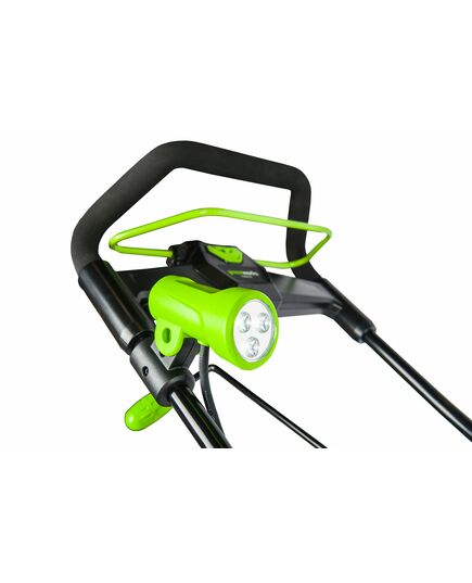 Аккумуляторный снегоуборщик GREENWORKS GD40SТ, шир/выс захвата 51/25см, без аккум. и зарядного устройства, изображение 2