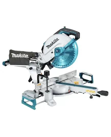 Пила торцовочная MAKITA LS1110F, консольная, 1450Вт, 255/260мм, 4500об/мин, скос 47°л/п, наклон 47°л_2°п, пл. пуск, тормоз, тен. прицел