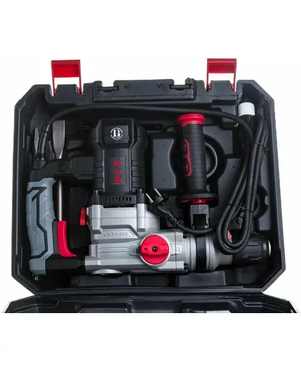 Перфоратор SDS-plus P.I.T. PBH28-C3, (верт, 1400Вт, 5,5Дж, 3реж, Ø28мм, 0-900об/мин), изображение 5