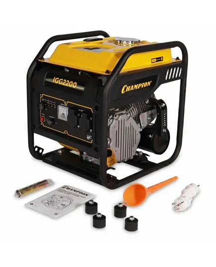 Электростанция инверторная CHAMPION IGG2200, 2/2,1кВт, 7лс, 7л, 25кг, изображение 3