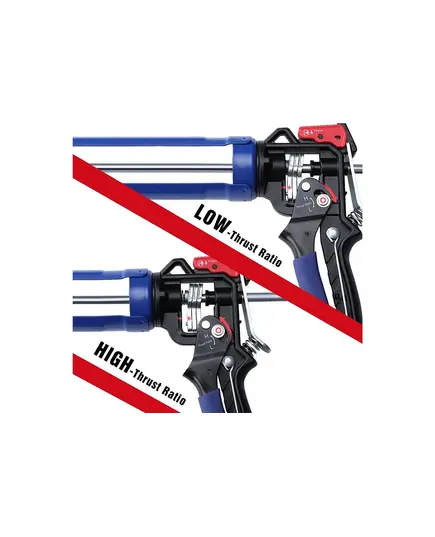 Пистолет для герметика WORKPRO 230мм сверхмощный, изображение 3