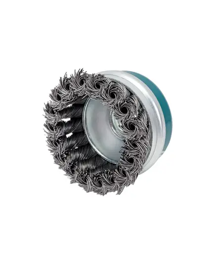 Щетка чашечная MAKITA проволочная (d60 мм, толщ. проволоки 0.5 мм, пучки, металл, M14х2) (D-24153), изображение 3