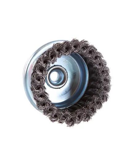 Щетка чашечная MAKITA проволочная (d100 мм, толщ. проволоки 0.5 мм, пучки, металл, M14х2) (D-29290), изображение 2