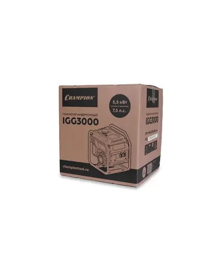 Электростанция инверторная CHAMPION IGG3000, 2,8/2,9кВт, 7,5лс, 7л, 26кг, изображение 7