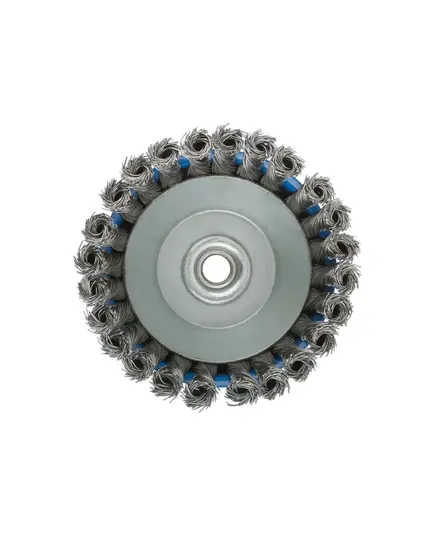 Щетка чашечная MOS M14,стальная витая проволока 125 мм (38954М), изображение 3