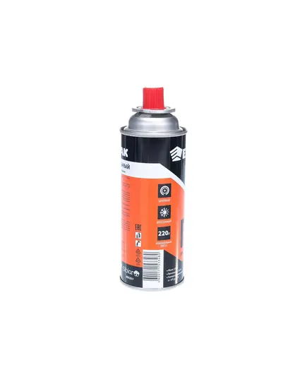 Баллон газовый ЕРМАК для портативных плит, универсальный, 220гр 520см3 (цанговый, всесезонный), изображение 3 от магазина Планета Инструмент Баллон газовый ЕРМАК для портативных плит, универсальный, 220гр 520см3 (цанговый, всесезонный), изображение 3