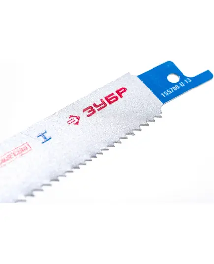 Полотно для сабельной пилы ЗУБР S922VF Эксперт, 130 мм, Bi-Met, шаг зуб. 1.8-2.5мм, универсальное (дерево с гвоздями, металл, алюминий, пластик), изображение 3