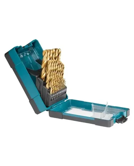 Набор сверл по металлу MAKITA HSS-TiN Economy, 25 шт. (1-13 мм) (D-72235), изображение 3 от магазина Планета Инструмент Набор сверл по металлу MAKITA HSS-TiN Economy, 25 шт. (1-13 мм) (D-72235), изображение 3