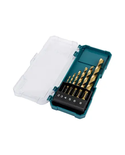 Набор сверл по металлу MAKITA HSS-TiN Economy, 6 шт. (2,3,4,5,6,8 мм) D-72833, изображение 4
