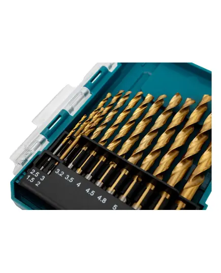 Набор сверл по металлу MAKITA HSS-TiN Economy, 13 шт. (1.5-6.5 мм, шаг 0.5 мм) , изображение 3 от магазина Планета Инструмент Набор сверл по металлу MAKITA HSS-TiN Economy, 13 шт. (1.5-6.5 мм, шаг 0.5 мм) , изображение 3