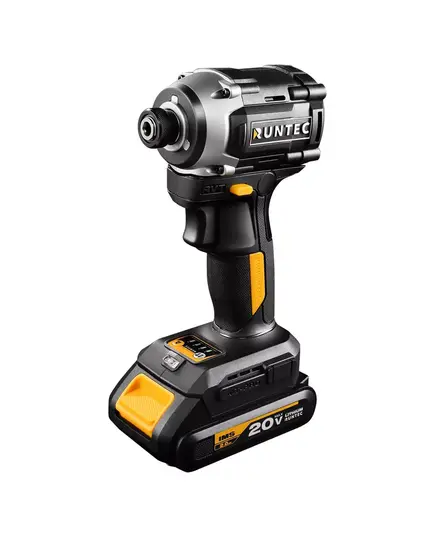 Аккумуляторный винтоверт ударный RUNTEC PRO RT-ED233, 20В, 2*2Ач, 230Нм, 1/4"