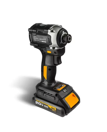 Аккумуляторный винтоверт ударный RUNTEC PRO RT-ED233, 20В, 2*2Ач, 230Нм, 1/4", изображение 2