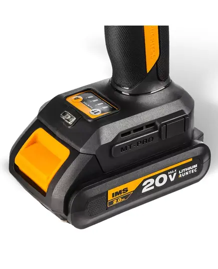 Аккумуляторный винтоверт ударный RUNTEC PRO RT-ED233, 20В, 2*2Ач, 230Нм, 1/4", изображение 5