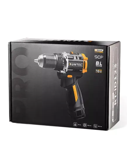 Аккумуляторный шуруповерт RUNTEC PRO RT-ID123, 16 В, 2*2 Ач, 50 Нм, БЗП 10мм, изображение 9