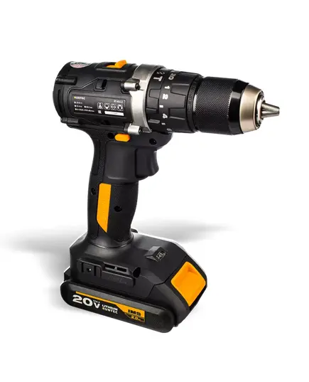 Аккумуляторный шуруповерт ударный RUNTEC PRO RT-ID222, 20 В, 2*2 Ач, 55 Нм, БЗП13 мм, изображение 2