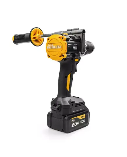 Аккумуляторный шуруповерт ударный RUNTEC PRO RT-ID226, 20 В, 2*4 Ач, 160 Нм, БЗП 13 мм, изображение 2