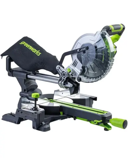 Аккумуляторная пила торцовочная GREENWORKS GD24MS216, 24 В, б/щ, без АКБ и ЗУ, изображение 3