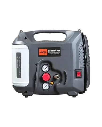 Компрессор FUBAG Compact Air + набор из 5 предметов, 220 В, 10 бар, 180 л/мин, ресивер 5 л, изображение 3