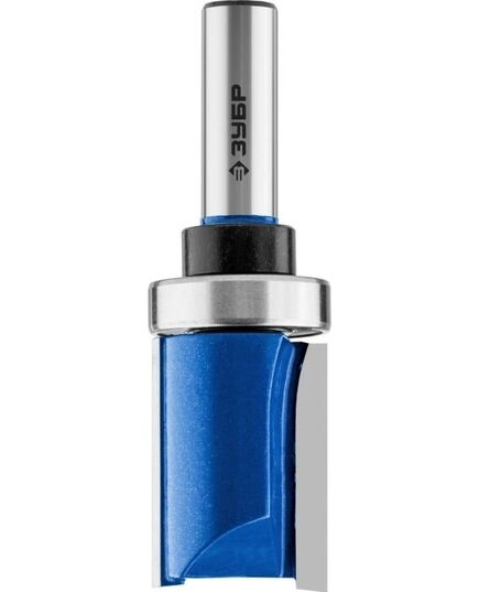 Фреза ЗУБР кромочная прямая ф.28.6 х38мм хв. 12мм с верхним подшипником (28756-28.6-38-12), изображение 2