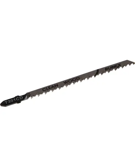 Пилки для лобзиков RUNEX, 115x90 мм 8 з/д (древес.,ДСП,ламинат,пласт. h=6-60mm)быст.чист.распил.T301CD 2шт/уп, изображение 2