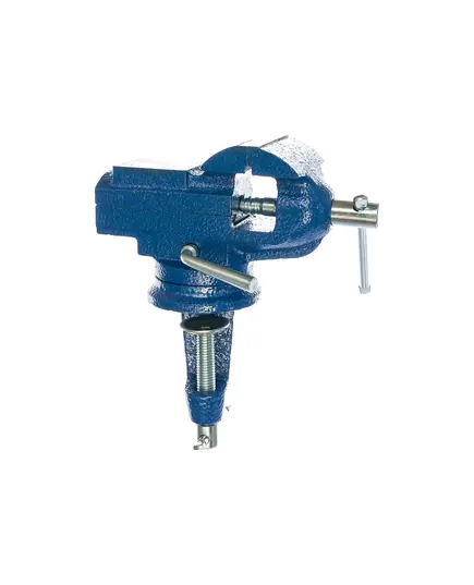 Тиски слесарные ЭНКОР 60 мм., поворотные с наковальней, изображение 2