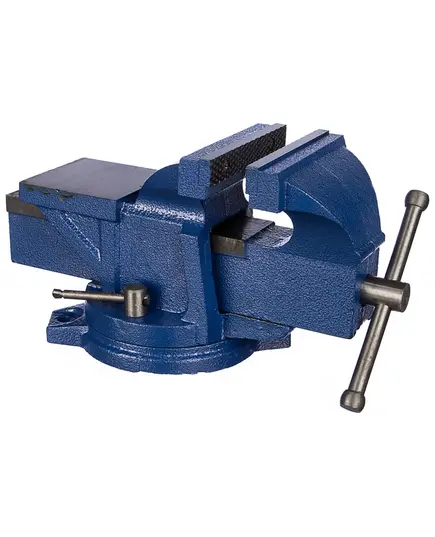 Тиски слесарные ЭНКОР 125 мм поворотные с наковальней, изображение 3
