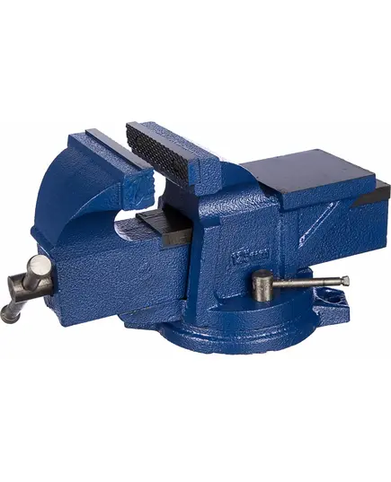 Тиски слесарные ЭНКОР 125 мм поворотные с наковальней, изображение 2