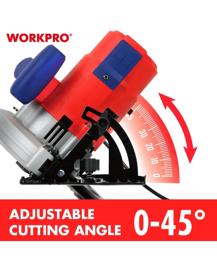 Пила дисковая 185 мм, 1700 Вт WORKPRO, изображение 4