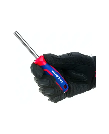 Отвертка WORKPRO с магнитным наконечником, под биту, 1/4", CR-V, (WP221049), изображение 4