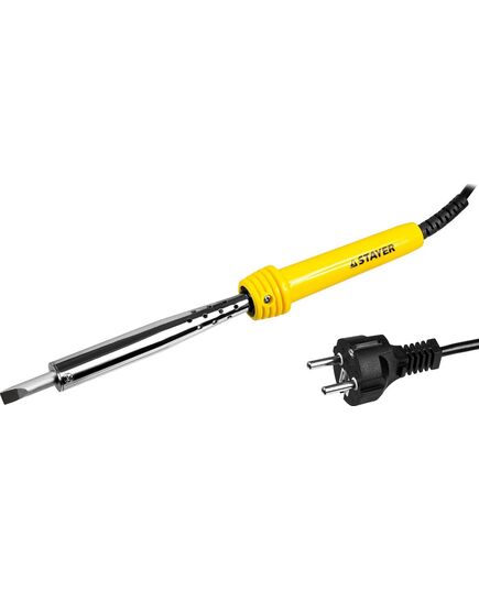 Паяльник электрический STAYER, 100 Вт, клин, с пластиковой рукояткой, MAXTerm (55305-100), изображение 3