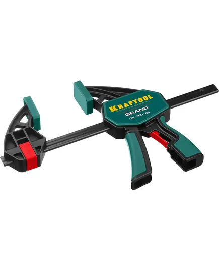 Струбцина KRAFTOOL GRAND GP-150/85, пистолетная, сжатие/распор: 150/350мм, глубина 85мм, 180кгс, (32226-15_z01)