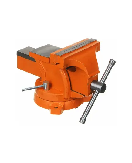 Тиски слесарные ЕРМАК с поворотным механизмом 125мм, изображение 2