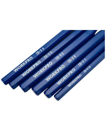 Набор выколоток WORKPRO, 6 шт, 150 мм, CrV, шестигранный профиль (WP201304), изображение 4