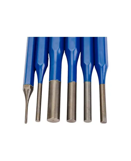 Набор выколоток WORKPRO, 6 шт, 150 мм, CrV, шестигранный профиль (WP201304), изображение 3