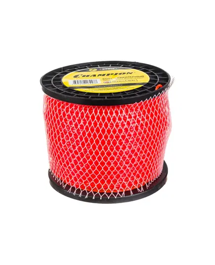 Корд триммерный CHAMPION Twisted Square 3.0мм х164м (витой квадрат)+нож, изображение 2 от магазина Планета Инструмент Корд триммерный CHAMPION Twisted Square 3.0мм х164м (витой квадрат)+нож, изображение 2