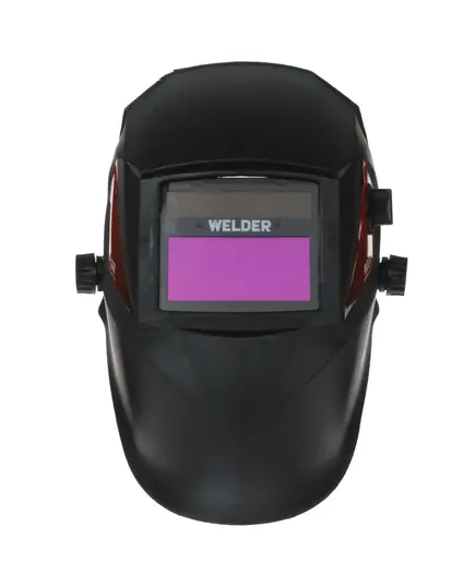 Маска сварщика WELDER PRO Ф5 СБ, "Хамелеон" 93х43мм DIN 4/9-13 (Внеш. регул) в коробке, изображение 2 от магазина Планета Инструмент Маска сварщика WELDER PRO Ф5 СБ, "Хамелеон" 93х43мм DIN 4/9-13 (Внеш. регул) в коробке, изображение 2