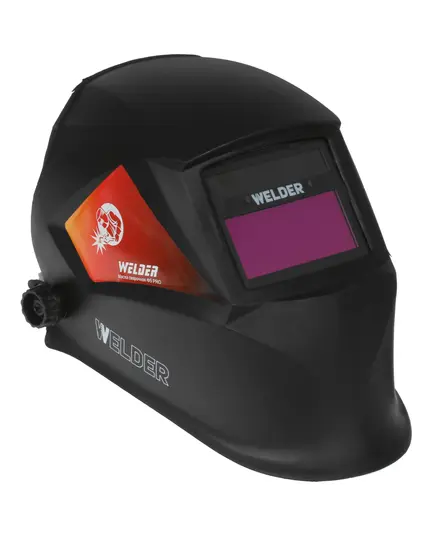 Маска сварщика WELDER PRO Ф5 СБ, "Хамелеон" 93х43мм DIN 4/9-13 (Внеш. регул) в коробке