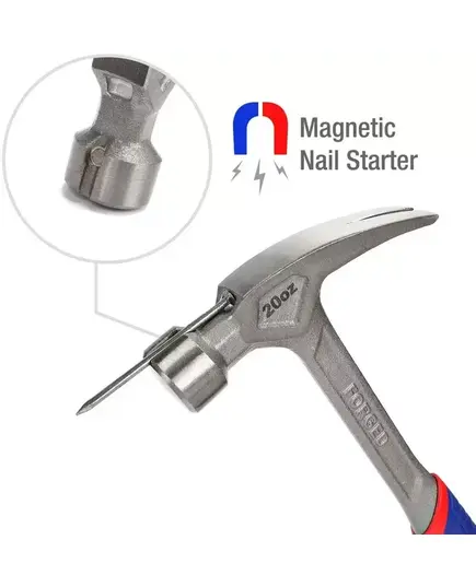 Молоток WORKPRO с противоударной системой AIR-TECH  560 г, изображение 2