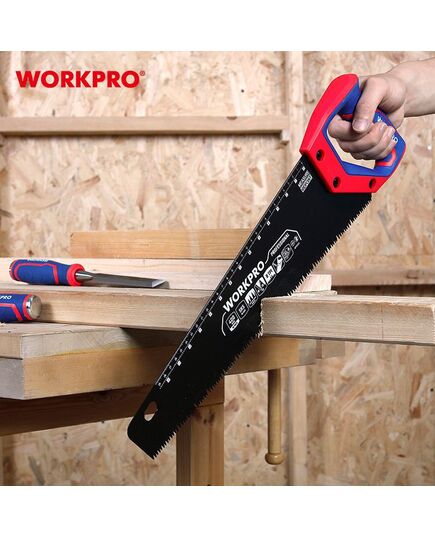 Ножовка по дереву 350 мм с тефлоновым покрытием, SK-5 WORKPRO, изображение 5