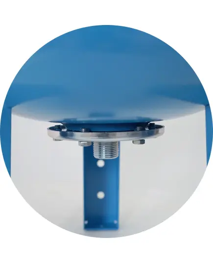 Гидроаккумулятор UNIPUMP 80л, ГВ (БЭЗ), сталь, мембрана - EPDM, d - 420 мм, Н -  865 мм, нижнее подключение, присоед. размер 1", изображение 4