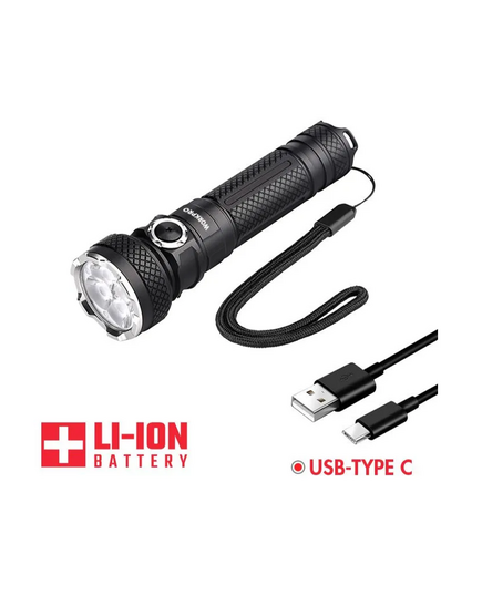 Фонарик светодиодный 1500LM перезаряжаемый, 6 режимов WORKPRO, изображение 3