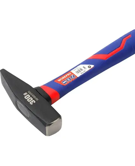 Молоток слесарный с фиберглас. рукояткой 300 г WORKPRO, изображение 3