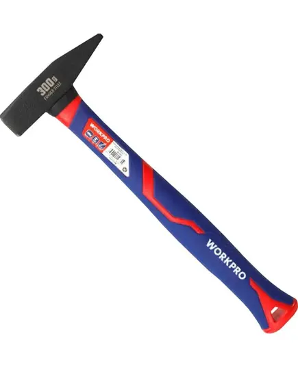 Молоток слесарный с фиберглас. рукояткой 300 г WORKPRO, изображение 2