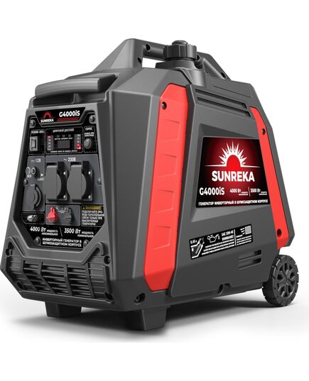 Электростанция инверторная SUNREKA G4000iS, 4 кВт, 1-Ф, ручной стартер