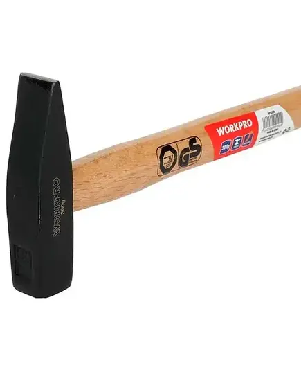 Молоток слесарный с деревянной рукояткой 300 г WORKPRO, изображение 2