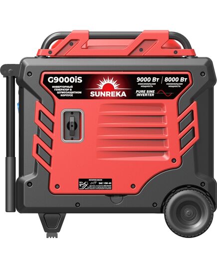 Электростанция инверторная SUNREKA G9000iS, 9кВт 1-Ф электростартер, изображение 3